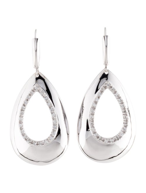 Earrings 14K Diamond Teardrop Earrings