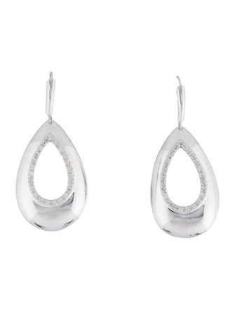 Earrings 14K Diamond Teardrop Earrings