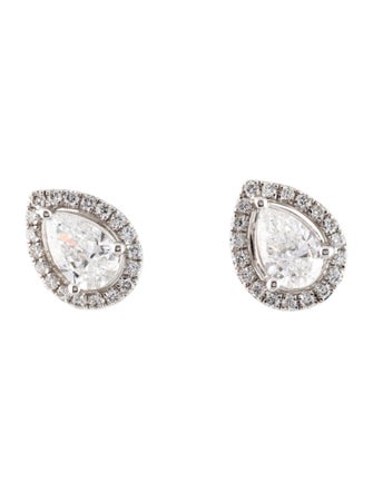 Earrings 14K 1.36ctw Lab-Grown Diamond Stud Earrings
