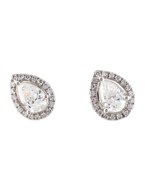 Earrings 14K 1.36ctw Lab-Grown Diamond Stud Earrings