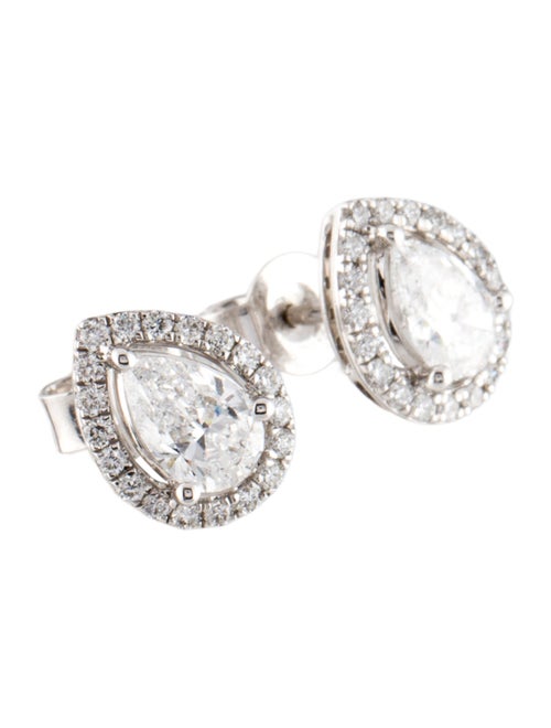 Earrings 14K 1.36ctw Lab-Grown Diamond Stud Earrings