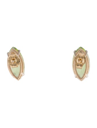 Earrings 14K 2.89ctw Peridot Stud Earrings