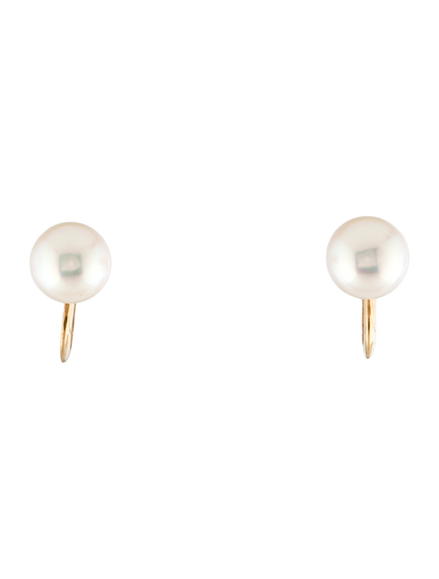Earrings 14K Pearl Screw Back