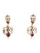 Earrings 14K Garnet Drop Earrings