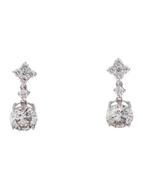 Earrings 14K 3.04ctw Lab-Grown Diamond Drop Earrings