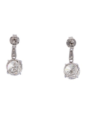 Earrings 14K 3.16ctw Lab-Grown Diamond Drop Earrings