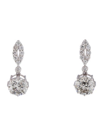 Earrings 14K 3.08ctw Lab-Grown Diamond Drop Earrings