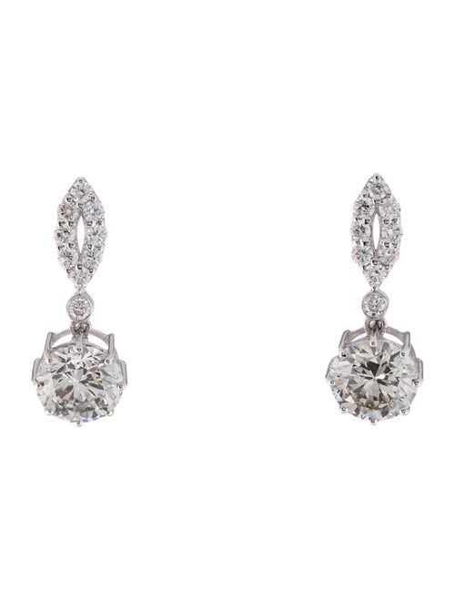 Earrings 14K 3.08ctw Lab-Grown Diamond Drop Earrings