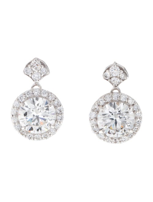 Earrings 14K 3.60ctw Lab-Grown Diamond Drop Earrings