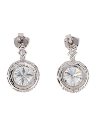 Earrings 14K 3.66ctw Lab-Grown Diamond Drop Earrings