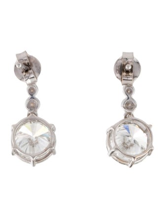 Earrings 14K 3.40ctw Lab-Grown Diamond Drop Earrings