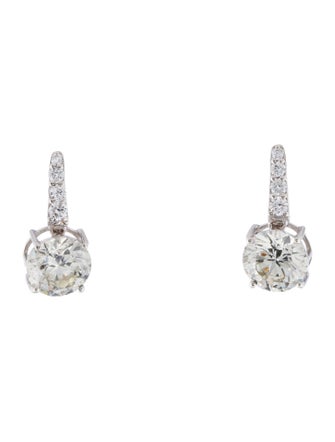 Earrings 14K 3.14ctw Lab-Grown Diamond Drop Earrings