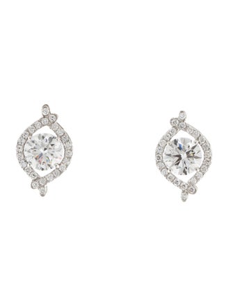 Earrings 14K 3.57ctw Lab-Grown Diamond Drop Earrings