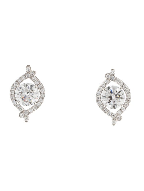 Earrings 14K 3.57ctw Lab-Grown Diamond Drop Earrings