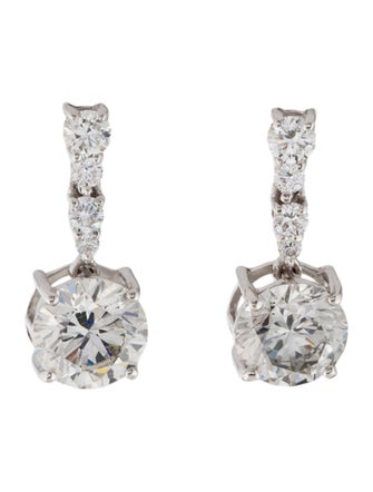 Earrings 14K 2.68ctw Lab-Grown Diamond Drop Earrings