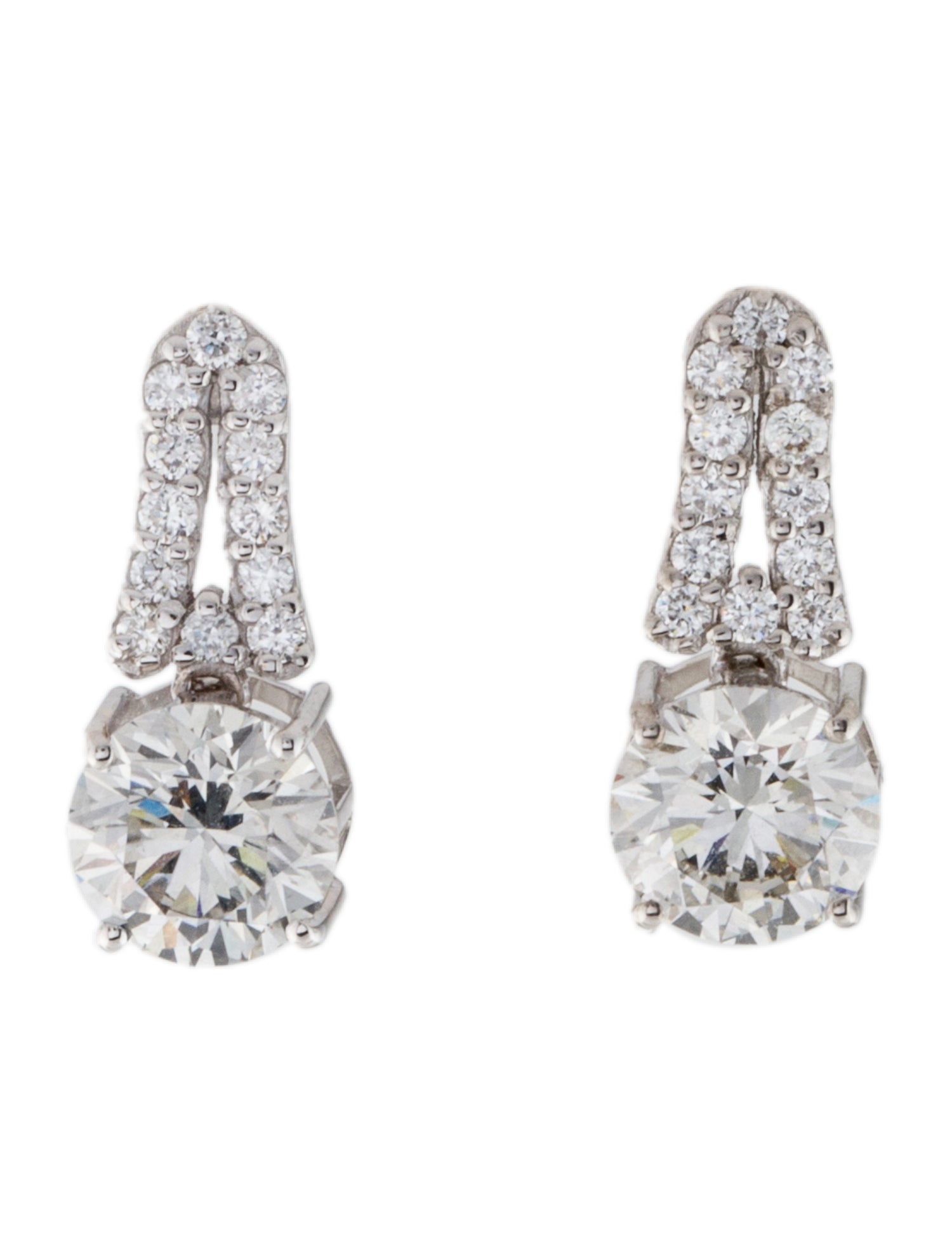 Earrings 14K 2.32ctw Lab-Grown Diamond Drop Earrings