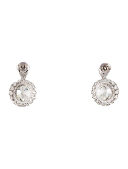 Earrings 14K 3.69ctw Lab-Grown Diamond Drop Earrings