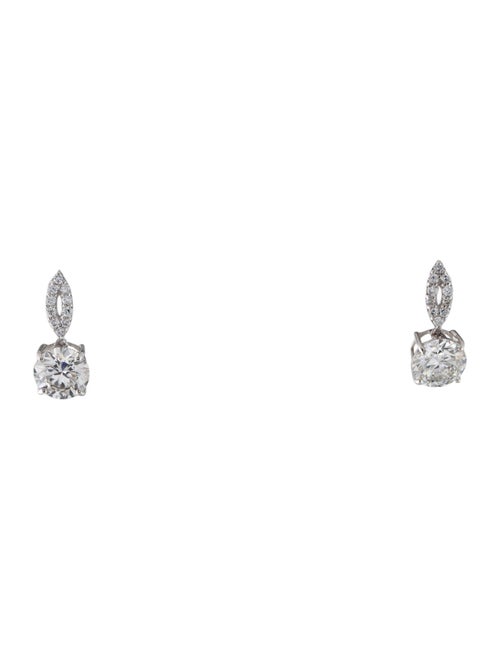 Earrings 14K 3.24ctw Lab-Grown Diamond Drop Earrings