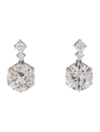 Earrings 14K 3.28ctw Lab-Grown Diamond Drop Earrings