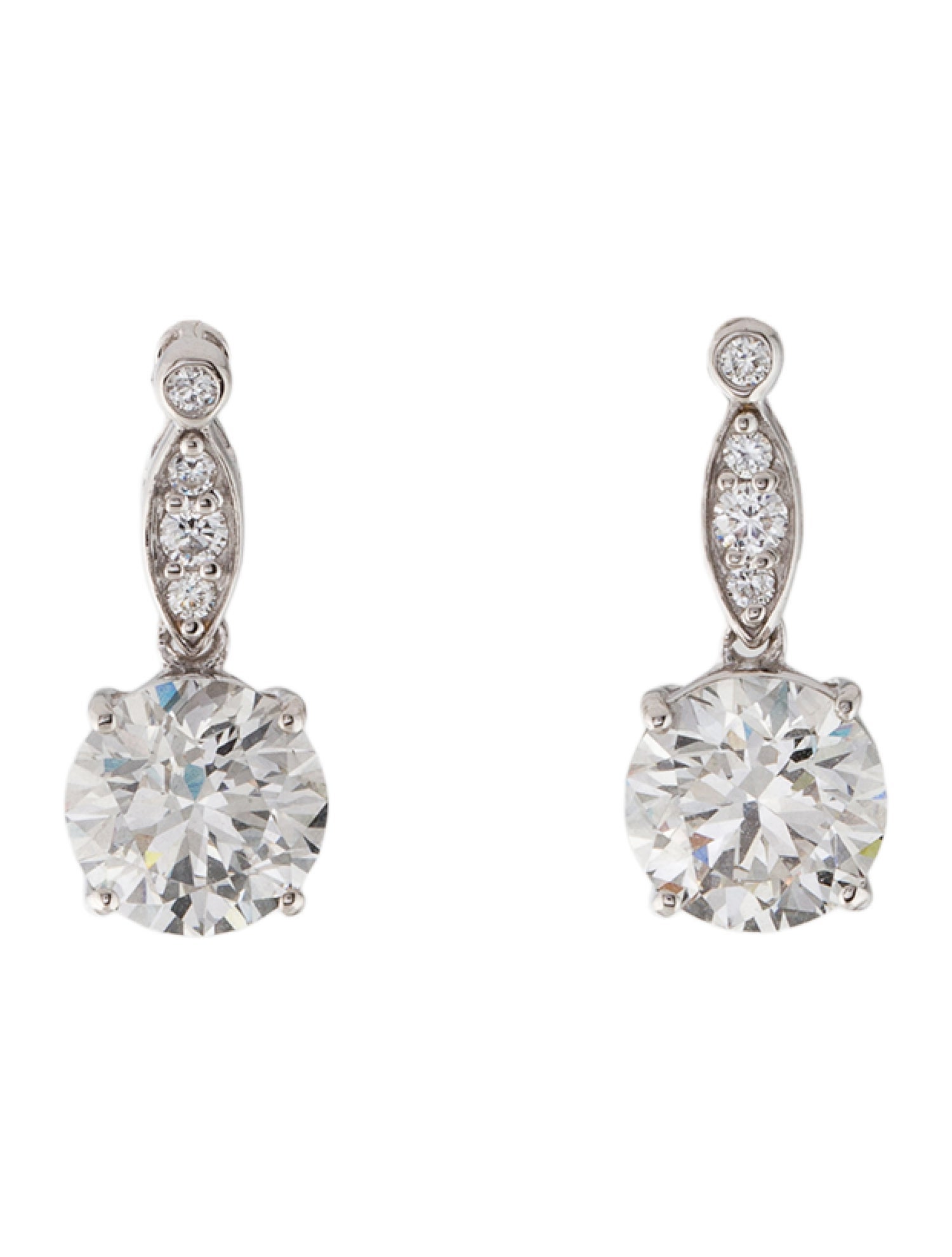 Earrings 14K 3.15ctw Lab-Grown Diamond Drop Earrings