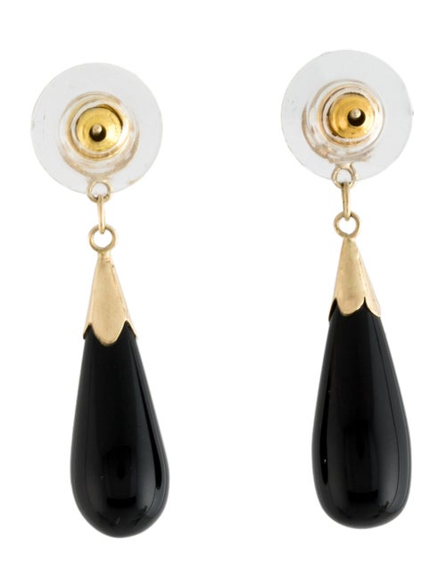 Earrings 14K Onyx Drop Earrings