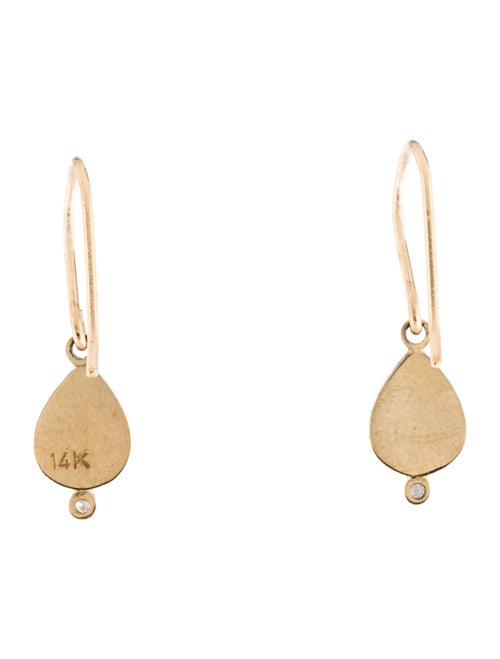 Earrings 14K Diamond Drop Earrings