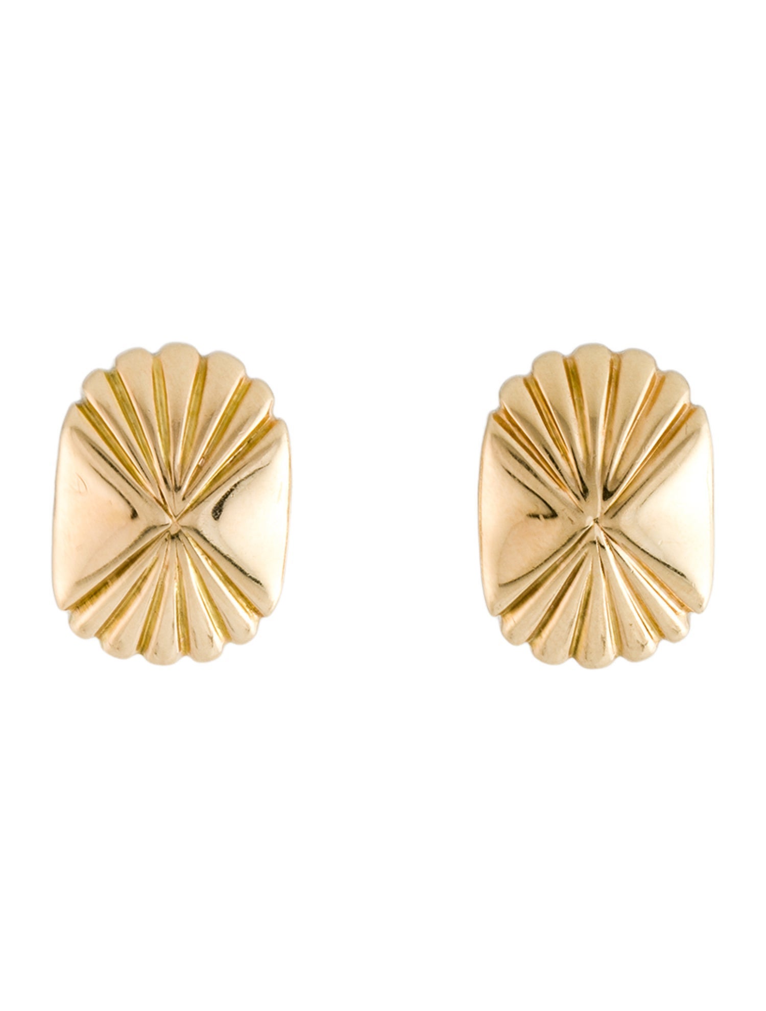 Earrings 14K Textured Stud