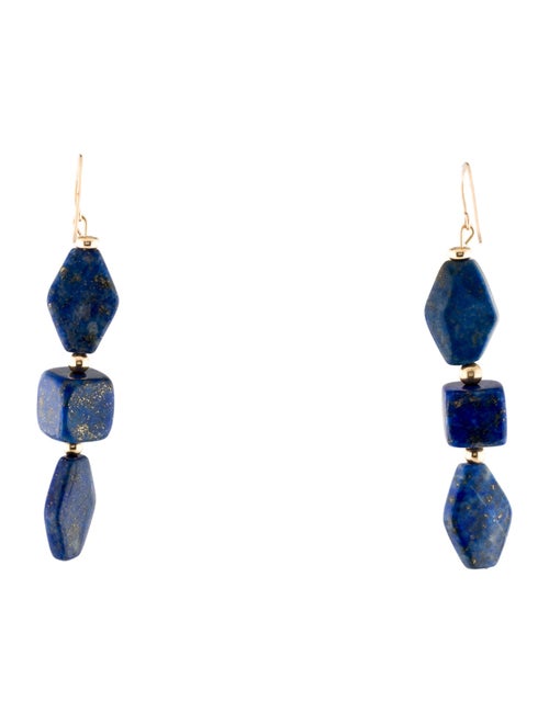 Earrings Lapis Lazuli Bead Drop Earrings
