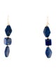 Earrings Lapis Lazuli Bead Drop Earrings