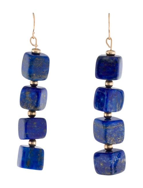 Earrings 14K Lapis Lazuli Drop Earrings