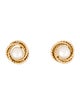 Earrings 14K Pearl Rope Stud Earrings
