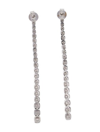 Earrings 14K Diamond Graduated Drop Earrings