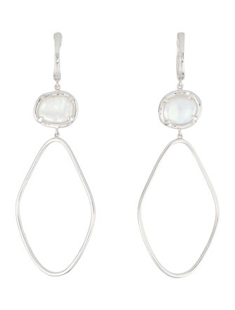 Earrings 14K Pearl & Diamond Chandelier Drop Earrings