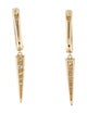 Earrings 14K Diamond Spike Drop Earrings