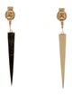 Earrings 14K Diamond Triangular Drop Earrings