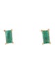 Earrings 14K Emerald Stud Earrings