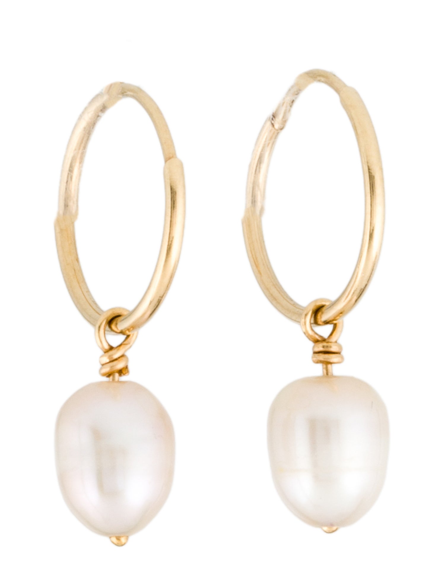 Earrings 14K Pearl Drop Earrings