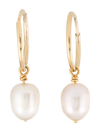 Earrings 14K Pearl Drop Earrings