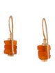 Earrings 14K Carnelian Drop Earrings