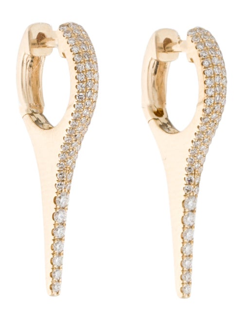 Earrings 14K Diamond Drop Earrings