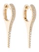 Earrings 14K Diamond Drop Earrings