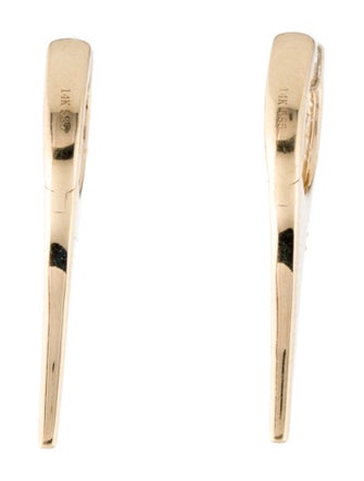 Earrings 14K Diamond Drop Earrings