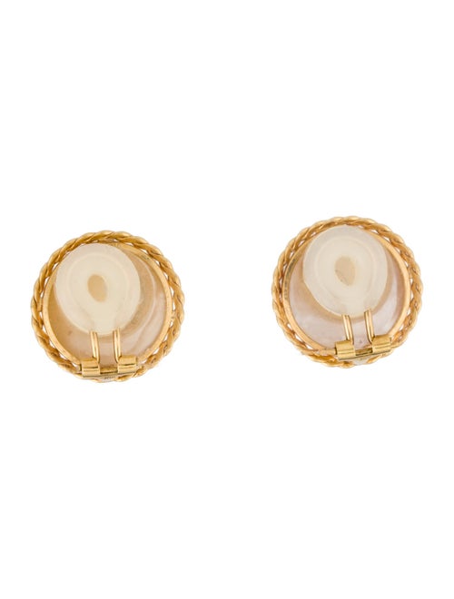 Earrings 18K Mabé Pearl Clip-On Earrings