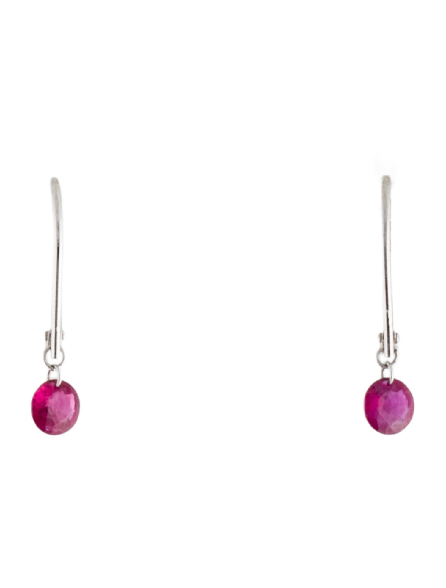 Earrings 14K Ruby Drop Earrings