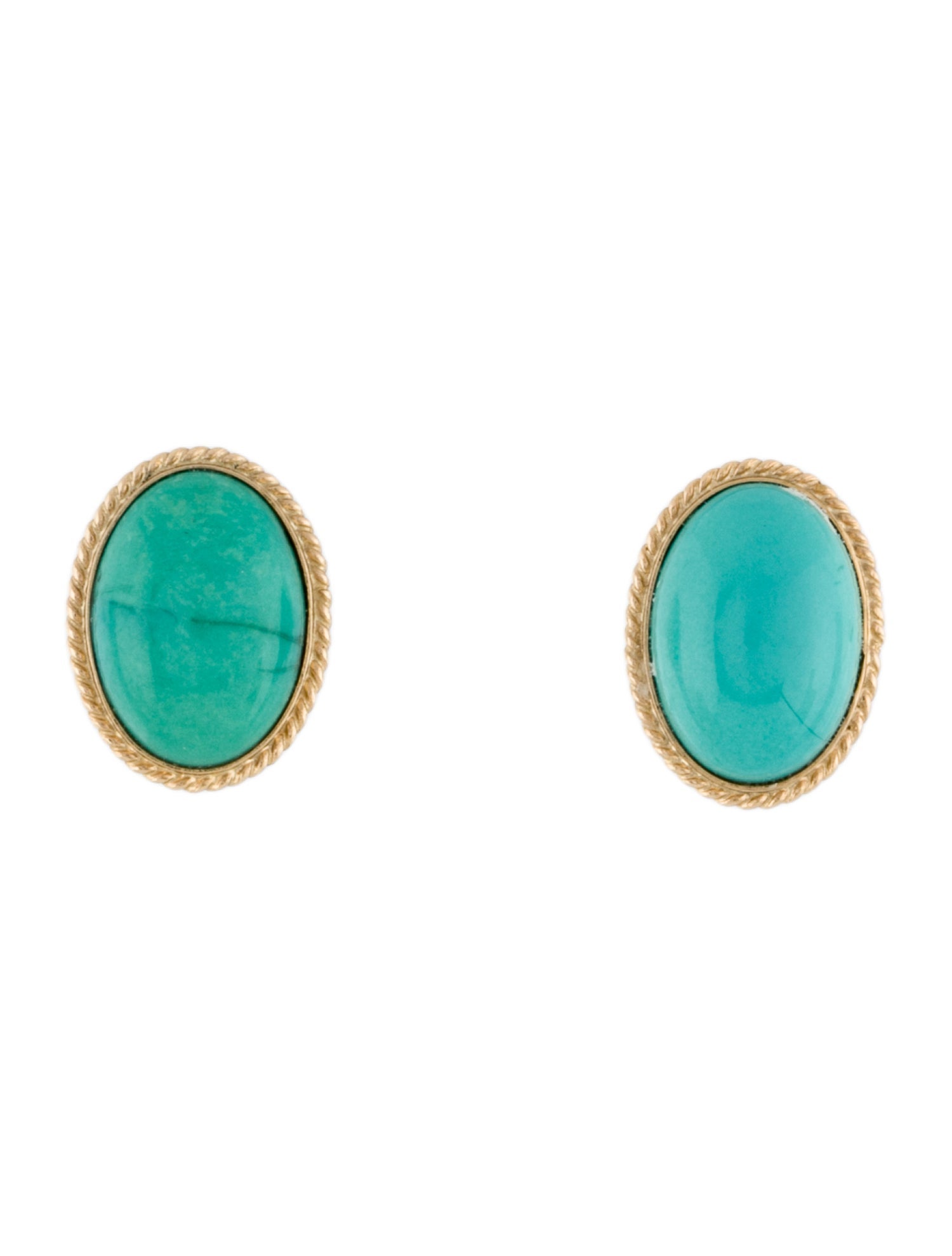 Earrings 14K Turquoise Stud