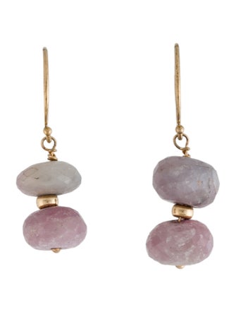 Earrings 14K Sapphire Drop Earrings