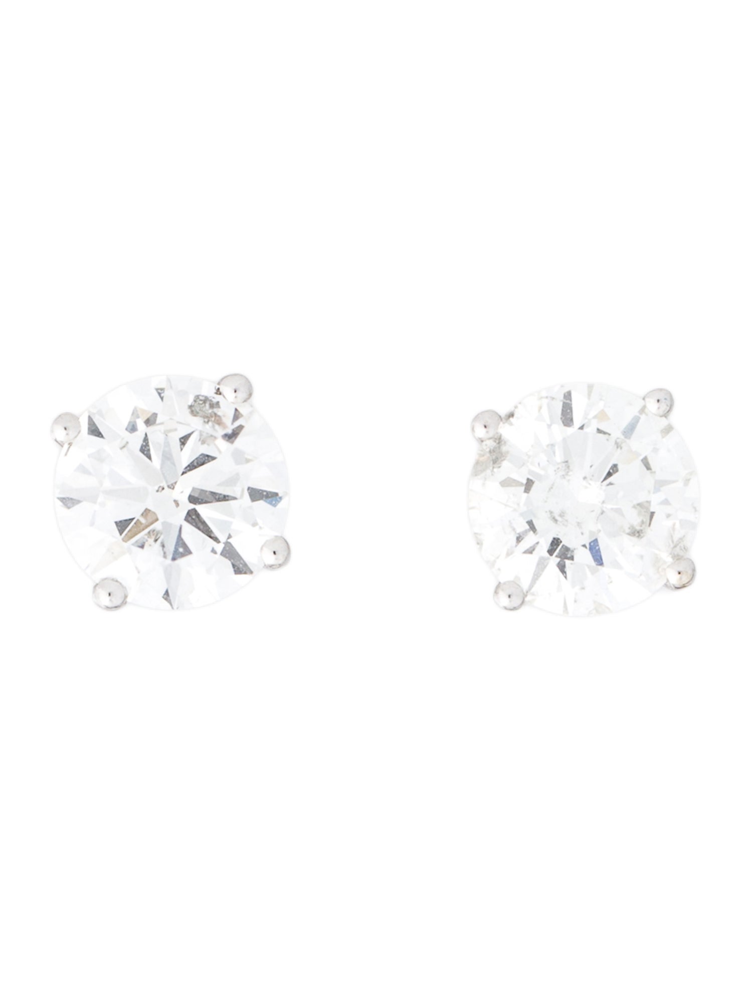 Earrings 14K 3.78ctw Diamond Stud