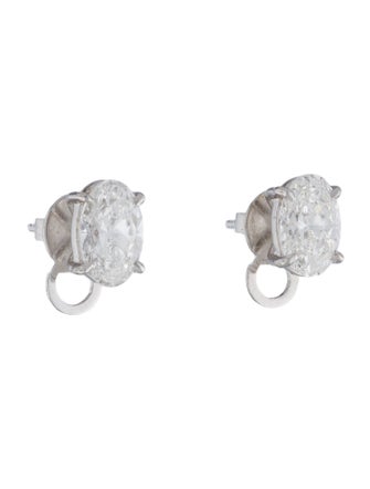 Earrings 14K 6.01ctw Lab-Grown Diamond Stud Earrings
