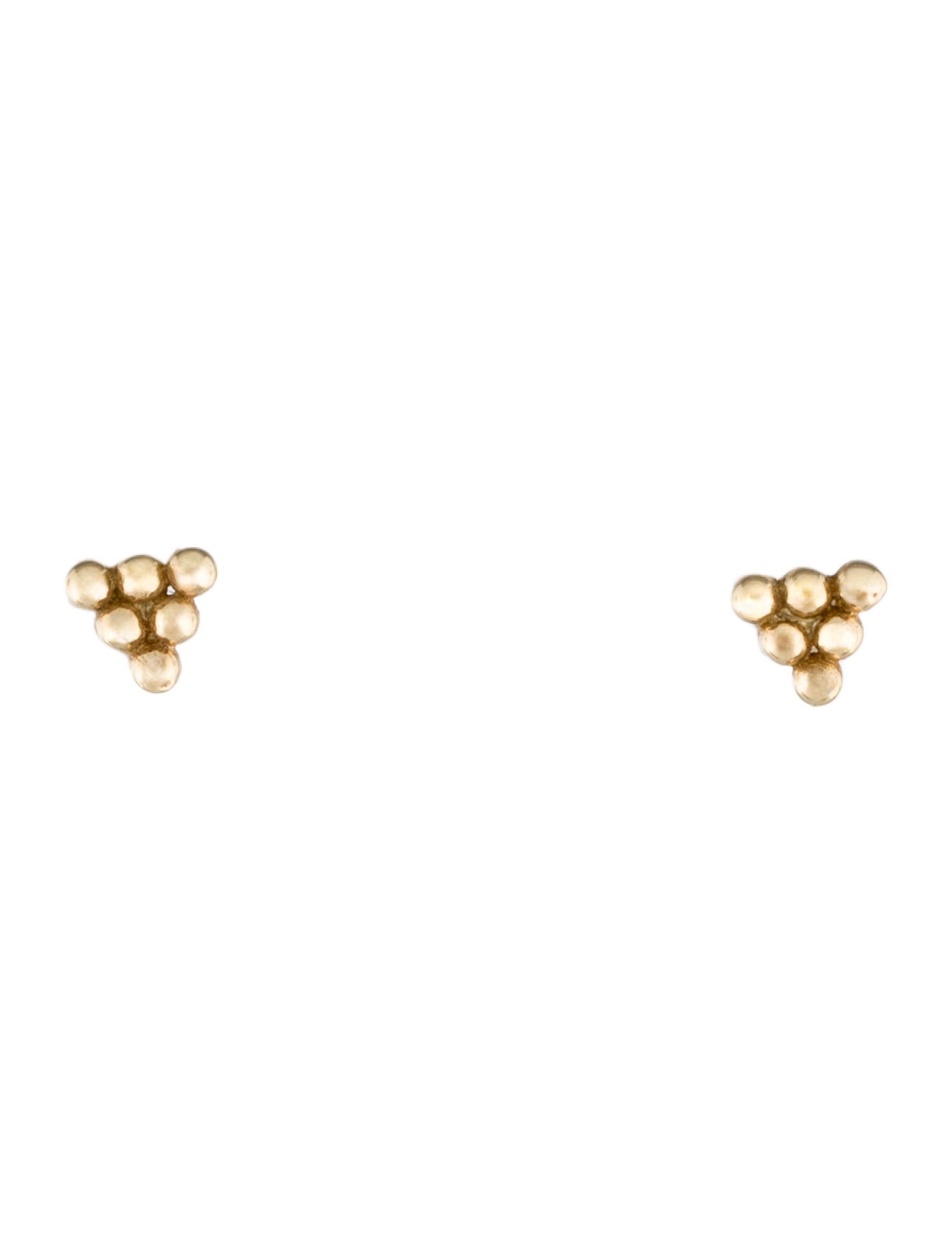 Earrings 14K Triangle Stud