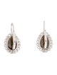 Earrings Platinum Diamond Dangle Earrings